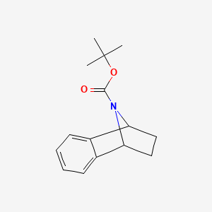 molecular formula C15H19NO2 B3143061 tert-Butyl-1,2,3,4-tetrahydro-naphthalen-1,4-imine-9-carboxylate CAS No. 5176-32-9
