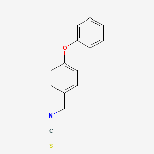 molecular formula C14H11NOS B3143155 4-Phenoxybenzyl isothiocyanate CAS No. 51821-55-7