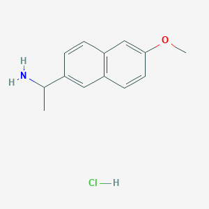 [1-(6-Methoxy-2-naphthyl)ethyl]amine hydrochloride