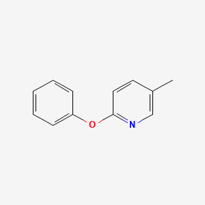 molecular formula C12H11NO B3143226 5-Methyl-2-phenoxypyridine CAS No. 51933-81-4