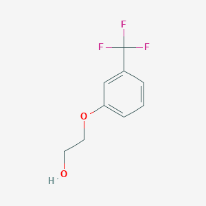 molecular formula C9H9F3O2 B3143273 2-[3-(Trifluoromethyl)phenoxy]ethanol CAS No. 52073-64-0