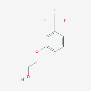 molecular formula C9H9F3O2 B3143273 2-[(3-Trifluoromethylphenyl)oxy]ethanol CAS No. 52073-64-0