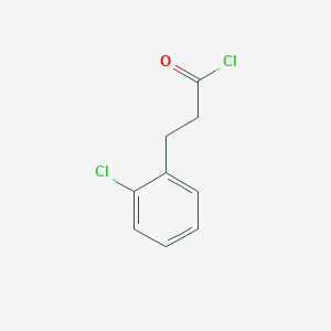 molecular formula C9H8Cl2O B3143277 2-Chlorobenzenepropanoyl chloride CAS No. 52085-97-9