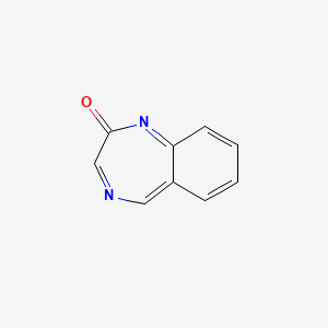 molecular formula C9H6N2O B3143331 2H-1,4-Benzodiazepin-2-one CAS No. 52202-87-6