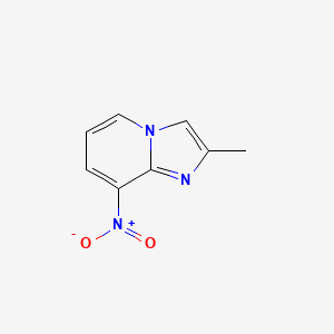 molecular formula C8H7N3O2 B3143354 2-Methyl-8-nitroimidazo[1,2-a]pyridine CAS No. 52310-49-3