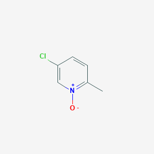 molecular formula C6H6ClNO B3143355 5-chloro-2-methylpyridine-N-oxide CAS No. 52313-58-3