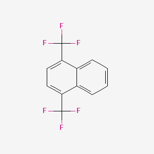 molecular formula C12H6F6 B3143366 1,4-Bis(trifluoromethyl)naphthalene CAS No. 52331-43-8