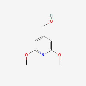 molecular formula C8H11NO3 B3143478 (2,6-Dimethoxypyridin-4-yl)methanol CAS No. 52606-06-1
