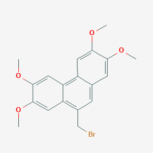 molecular formula C19H19BrO4 B031435 9-(Bromomethyl)-2,3,6,7-tetramethoxyphenanthrene CAS No. 1150647-83-8