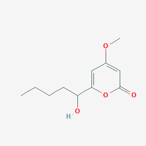 6-(1-Hydroxypentyl)-4-methoxy-2H-pyran-2-one