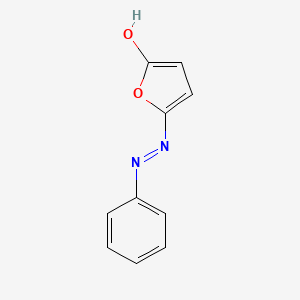 (5E)-5-(phenylhydrazinylidene)furan-2-one