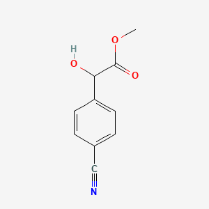 molecular formula C10H9NO3 B3143541 Methyl 2-(4-cyanophenyl)-2-hydroxyacetate CAS No. 52798-36-4