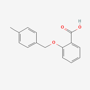 molecular formula C15H14O3 B3143545 2-[(4-Methylbenzyl)oxy]benzoic acid CAS No. 52803-45-9