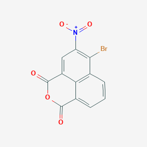molecular formula C12H4BrNO5 B3143547 6-Bromo-5-nitrobenzo[de]isochromene-1,3-dione CAS No. 52821-19-9