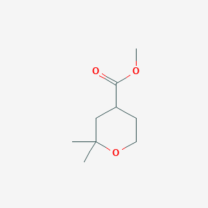 2,2-Dimethyl-tetrahydro-pyran-4-carboxylic acid methyl ester