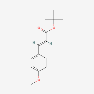 molecular formula C14H18O3 B3143705 TERT-BUTYL (2E)-3-(4-METHOXYPHENYL)PROP-2-ENOATE CAS No. 53484-52-9