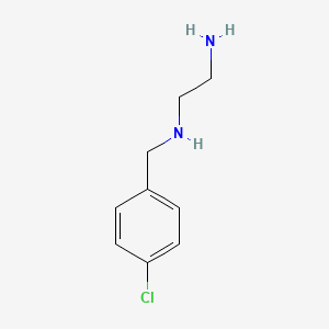 molecular formula C9H13ClN2 B3143788 N-(4-chlorobenzyl)ethane-1,2-diamine CAS No. 53654-70-9
