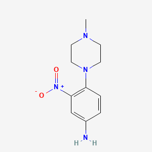 B3143797 3-Nitro-4-(4-methylpiperazin-1-yl)aniline CAS No. 5367-67-9