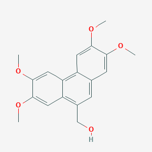 molecular formula C19H20O5 B031438 2,3,6,7-TetraMethoxy-9-phenanthreneMethanol CAS No. 30062-15-8
