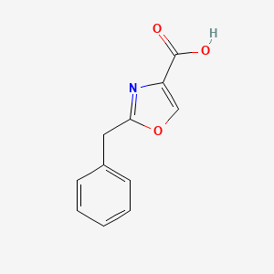 molecular formula C11H9NO3 B3143813 2-Benzyloxazole-4-carboxylic acid CAS No. 53697-48-6