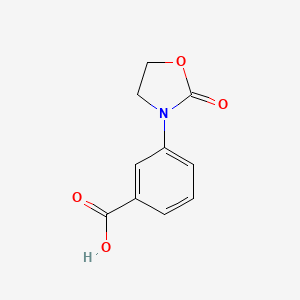 molecular formula C10H9NO4 B3143842 3-(2-Oxo-1,3-oxazolidin-3-yl)benzoic acid CAS No. 537657-97-9