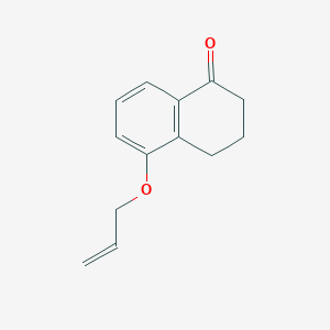 molecular formula C13H14O2 B3143881 5-Allyloxy-1,2,3,4-tetrahydro-1-naphthalenone CAS No. 53863-69-7