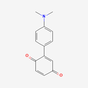 molecular formula C14H13NO2 B3143922 4'-(Dimethylamino)[1,1'-biphenyl]-2,5-dione CAS No. 53934-44-4