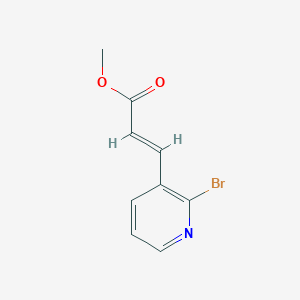 molecular formula C9H8BrNO2 B3143950 methyl (2E)-3-(2-bromopyridin-3-yl)prop-2-enoate CAS No. 540483-93-0