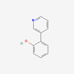 molecular formula C11H9NO B3144016 2-(pyridin-3-yl)phenol CAS No. 54168-07-9