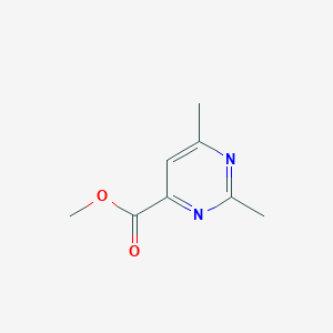 molecular formula C8H10N2O2 B3144023 Methyl 2,6-dimethylpyrimidine-4-carboxylate CAS No. 54198-73-1