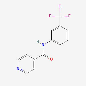 N-[3-(trifluoromethyl)phenyl]pyridine-4-carboxamide
