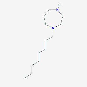 molecular formula C13H28N2 B3144045 1-Octyl-1,4-diazepane CAS No. 54256-47-2