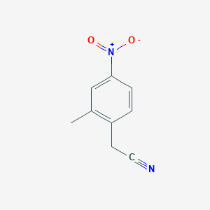 2-(2-Methyl-4-nitrophenyl)acetonitrile