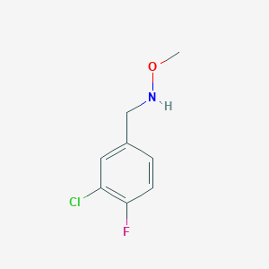 n-(3-Chloro-4-fluoro-benzyl)-o-methyl-hydroxylamine
