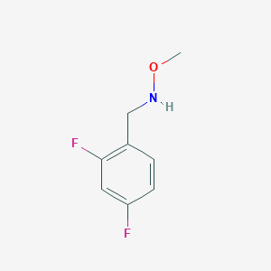 molecular formula C8H9F2NO B3144096 [(2,4-Difluorophenyl)methyl](methoxy)amine CAS No. 543731-20-0