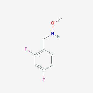 [(2,4-Difluorophenyl)methyl](methoxy)amine