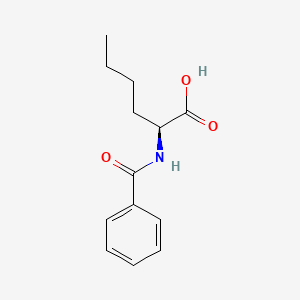 molecular formula C13H17NO3 B3144138 BZ-Nle-OH CAS No. 54430-46-5