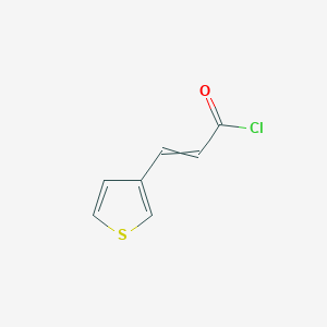 3-(Thiophen-3-yl)prop-2-enoyl chloride