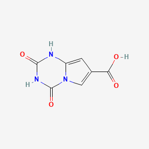 1,2,3,4-Tetrahydro-2,4-dioxopyrrolo[1,2-a]-1,3,5-triazine-7-carboxylic acid