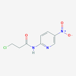 3-chloro-N-(5-nitropyridin-2-yl)propanamide