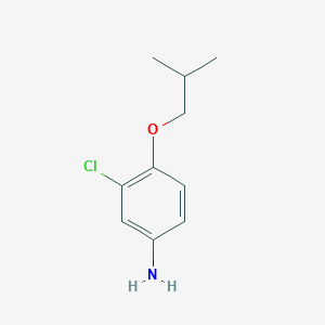 B3144295 3-Chloro-4-(2-methylpropoxy)aniline CAS No. 5493-76-5