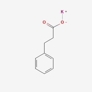 molecular formula C9H9KO2 B3144537 Potassium 3-phenylpropanoate CAS No. 55322-48-0