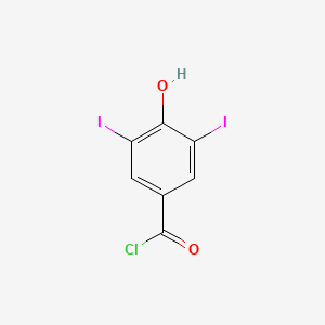 4-Hydroxy-3,5-diiodobenzoyl chloride