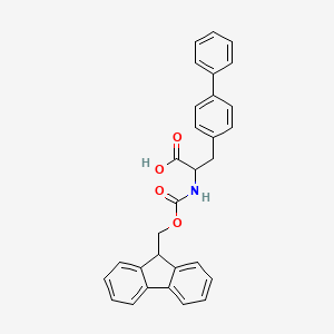 2-((((9H-fluoren-9-yl)methoxy)carbonyl)amino)-3-([1,1-biphenyl]-4-yl)propanoic acid