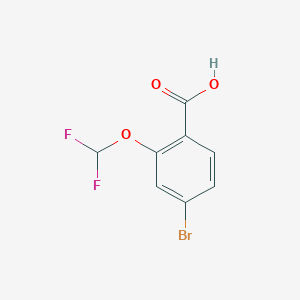 4-Bromo-2-(difluoromethoxy)benzoic acid