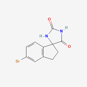 5'-Bromo-2',3'-dihydrospiro[imidazolidine-4,1'-indene]-2,5-dione
