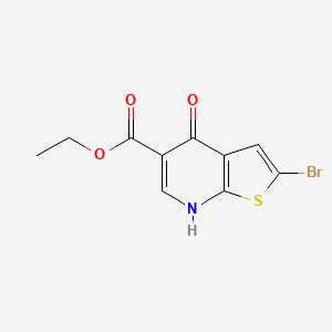 Ethyl 2-bromo-4-oxo-4,7-dihydrothieno[2,3-b]pyridine-5-carboxylate