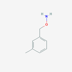 molecular formula C8H11NO B3144612 O-[(3-methylphenyl)methyl]hydroxylamine CAS No. 5555-50-0