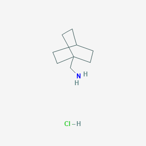 molecular formula C9H18ClN B3144626 Bicyclo[2.2.2]octan-1-ylmethanamine hydrochloride CAS No. 5561-74-0