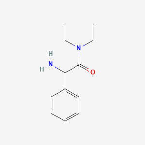 molecular formula C12H18N2O B3144630 2-amino-N,N-diethyl-2-phenylacetamide CAS No. 55610-31-6